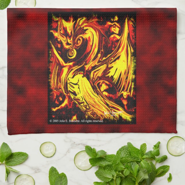Serviette de cuisine Fire Spirit (Plié)