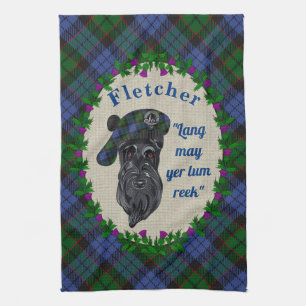 Serviette de cuisine Fletcher Scottie Dog