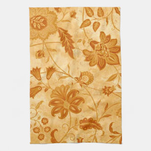 Serviette de cuisine fleurie