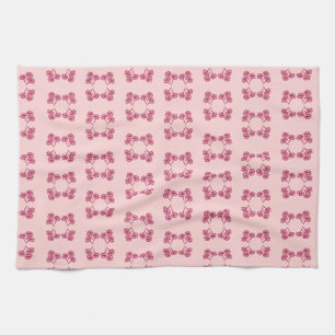 Serviette de cuisine fleurie