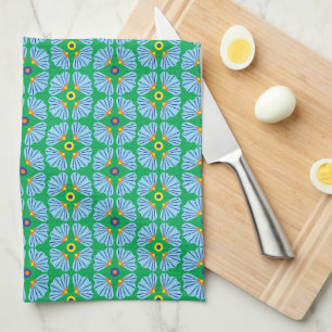 Serviette de cuisine Fleurs Parapluies