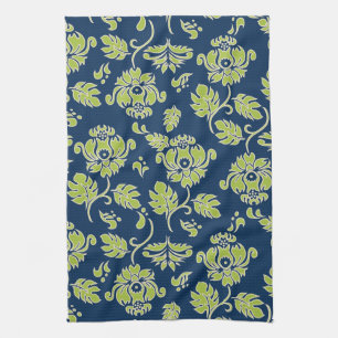 Serviette de cuisine florale tropicale Kamaole Haw