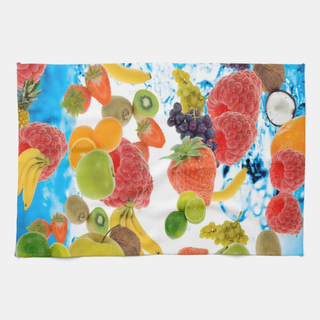Serviette de cuisine/Fruits mélangés (Horizontal)