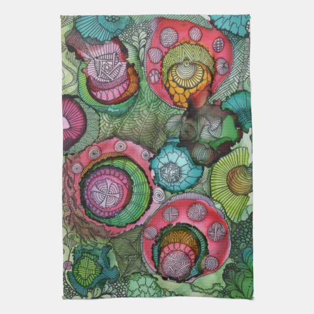 Serviette de cuisine "géniale" (Vertical)