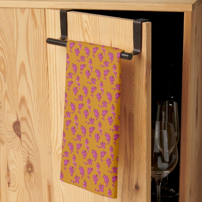 Serviette de cuisine GRAPES | m3galleryStudio (Pliage en tiers)
