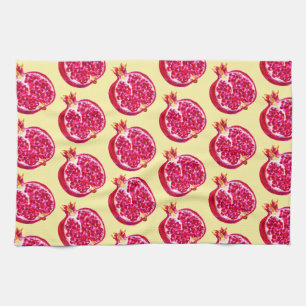 Serviette de cuisine grenade Jaune