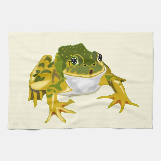 Serviette de cuisine grenouille (Horizontal)