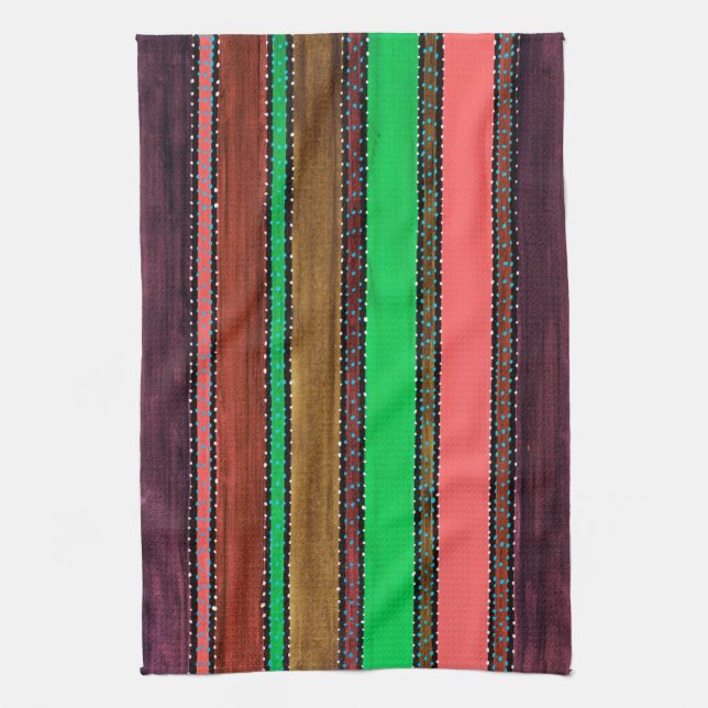Serviette de cuisine Guatemala Rainbow 2 (Vertical)