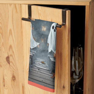 Serviette de cuisine Halloween Ghoost