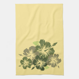 Serviette de cuisine hawaïenne de ketmie épique