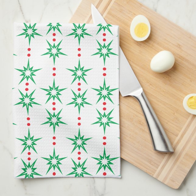 Serviette de cuisine Mid Mod Garland (Quart Plié)