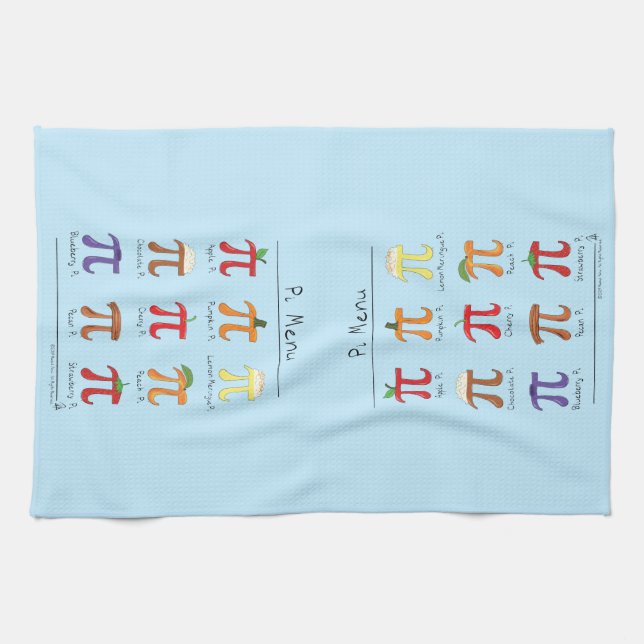 Serviette de cuisine mignonne de cuisson de tarte (Horizontal)