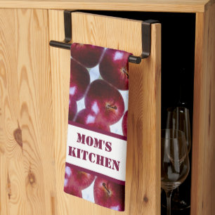 Serviette de cuisine Motif Apple personnalisée