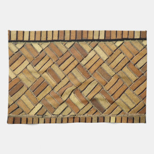 Serviette de cuisine - motif en brique