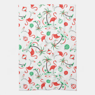 Serviette de cuisine multi de Flamant rose rouge