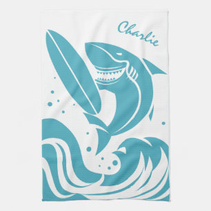 Serviette de cuisine nommée faite sur commande de
