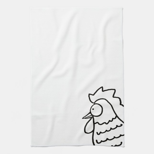 Serviette de cuisine Nosey Rooster (Vertical)