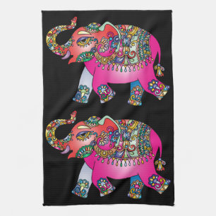 serviette de cuisine ornementale pour éléphant
