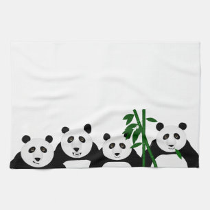 Serviette de cuisine Pandas