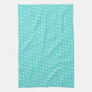 Serviette de cuisine partie d'Ancres dans Seafoam