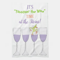 Serviette de cuisine "Passover le vin"