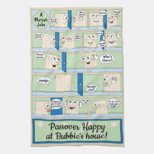 Serviette de cuisine "Passover Matzah Joke "