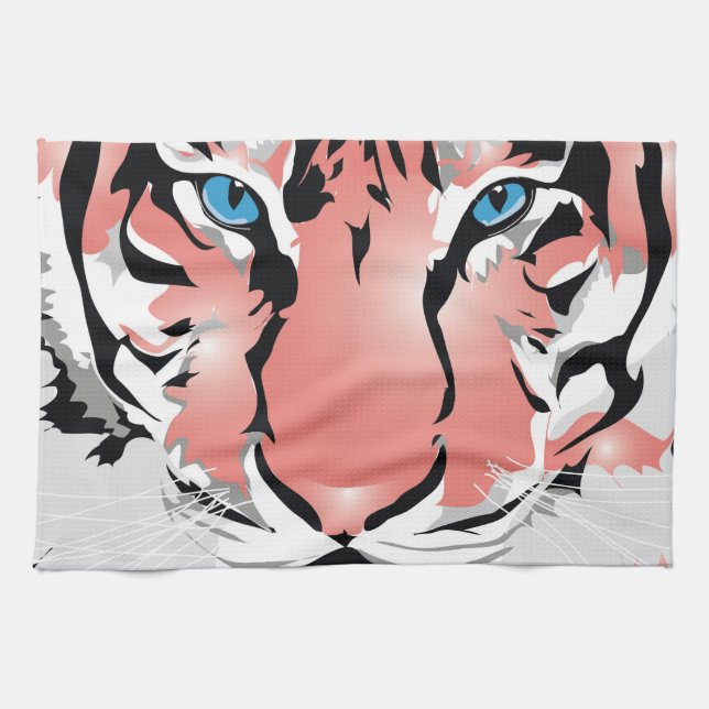 SERVIETTE DE CUISINE PEACH TIGER (Horizontal)
