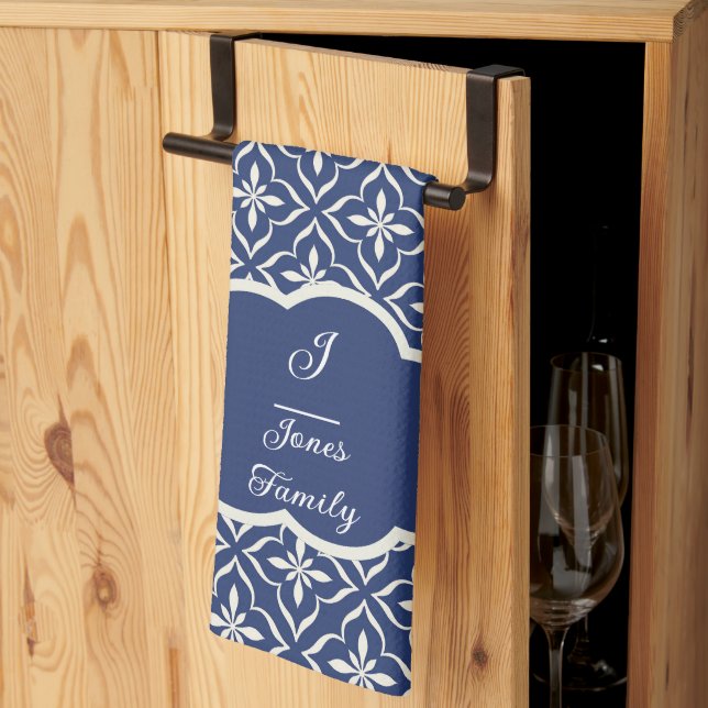Serviette de cuisine personnalisée (Pliage en tiers)