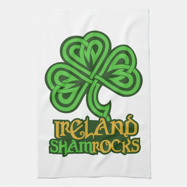 Serviette de cuisine personnalisée en Irlande (Vertical)