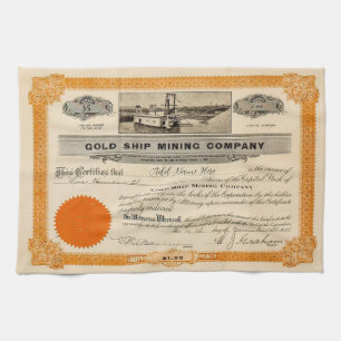 Serviette de cuisine personnalisée pour Stock d'ex