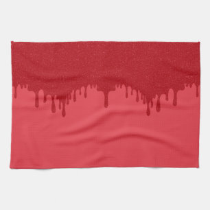 Serviette de cuisine personnalisée tomate rouge