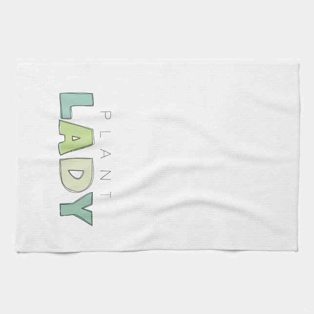 Serviette de cuisine plante Lady (Horizontal)