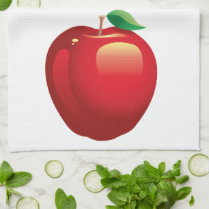Serviette de cuisine Pomme Rouge