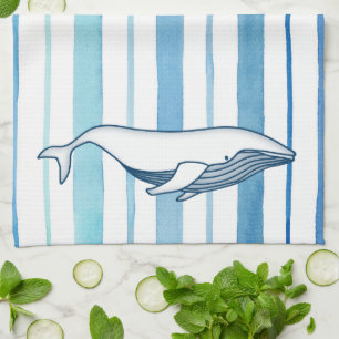 Serviette de cuisine pour baleine