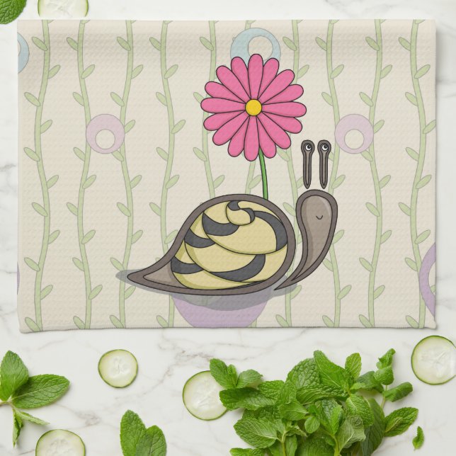 Serviette de cuisine pour escargots (Plié)