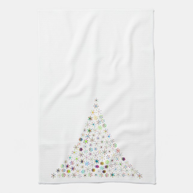 Serviette de cuisine pour l'arbre de Noël avec pai (Vertical)