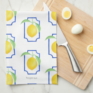 Serviette de cuisine pour thé citron d'été