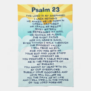 Serviette de cuisine Psalm 23