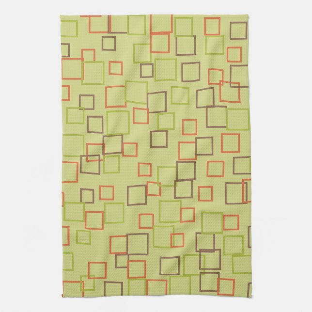 Serviette de cuisine Retro Mod Lime (Vertical)