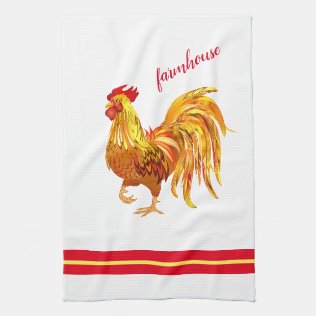 Serviette de cuisine Rooster (Vertical)