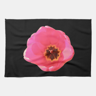 Serviette de cuisine rose Tulip