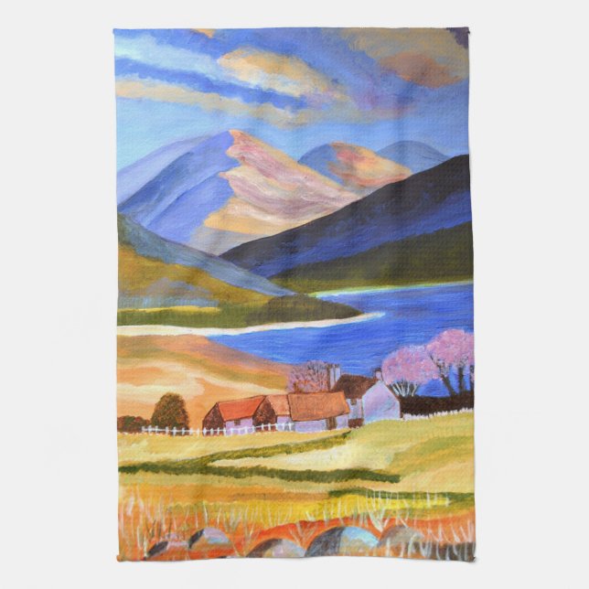 serviette de cuisine Scottish Highlands (Vertical)