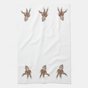 Serviette de cuisine Sock Monkey MoJo