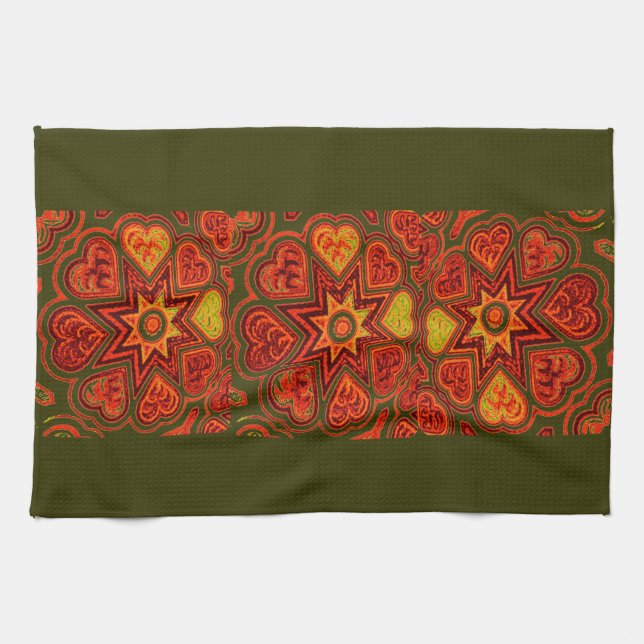 Serviette de cuisine 'Starburst of Love' (Horizontal)