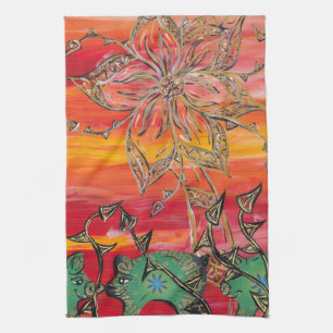 Serviette de cuisine super de porcs