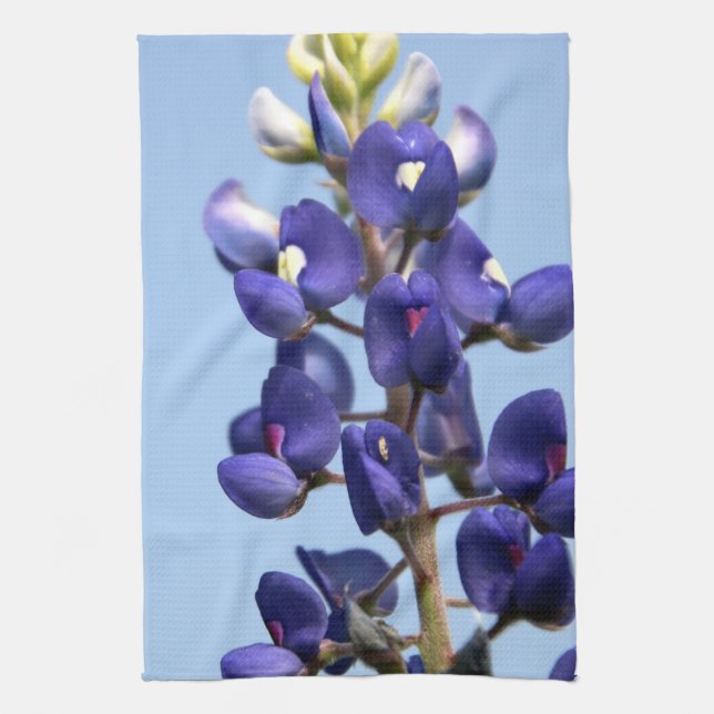 Serviette de cuisine Texas Bluebonnet (Vertical)
