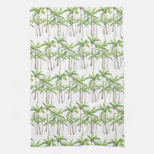 Serviette de cuisine tropicale Palm Tree