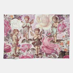 Serviette de cuisine victorienne de jardin 16" x