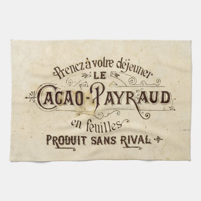 Serviette de cuisine vintage (Horizontal)