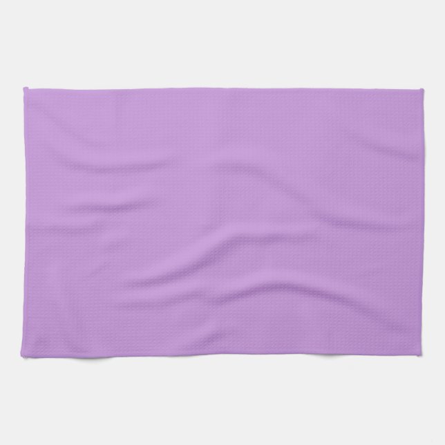 Serviette de cuisine violette en lavande solide (Horizontal)